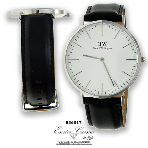 orologio quadrante bianco