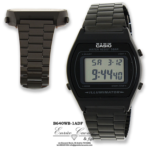 orologio casio nero