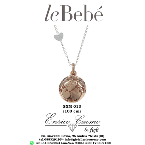 Sonaglio I Mondi Lebebe Gioielli Snm016 Suonamore Campanella Per La Gravidanza Suono Della Mamma Gioielleria Enrico Cuomo