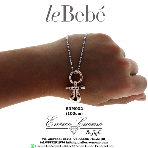 I Ciucci Collana Per Le Donne In Attesa Suonamore Le Bebe Snm 002 Campanella A Forma Di Ciuccio Ramato Gioielleria Enrico Cuomo