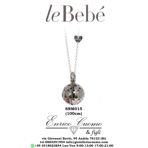 Collana Suonamore Le Bebe Chiama Angeli Con Sonalgio Per Mamme In Attesa Snm006 Campanellino Gravidanza Gioielleria Enrico Cuomo